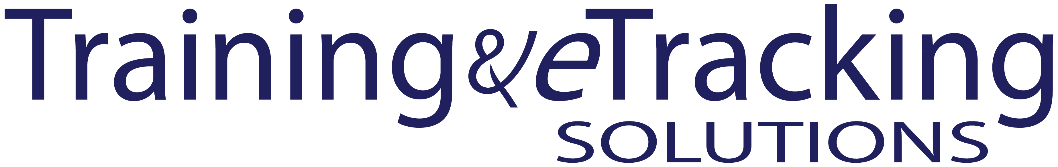 Training & eTracking Solutions